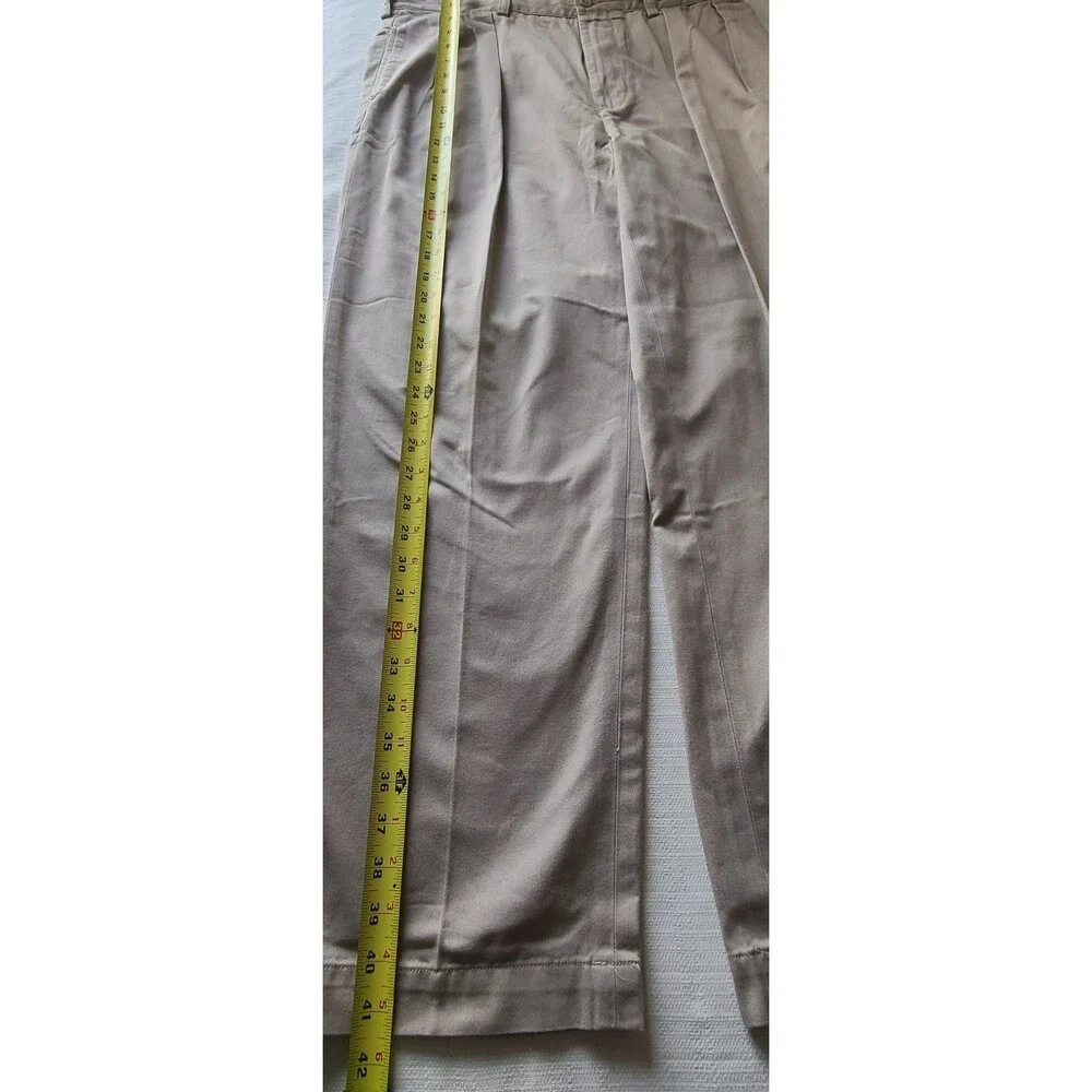 Polo Ralph Lauren Pants Men's 34X30 Beige Chino Classic Pleated Khaki